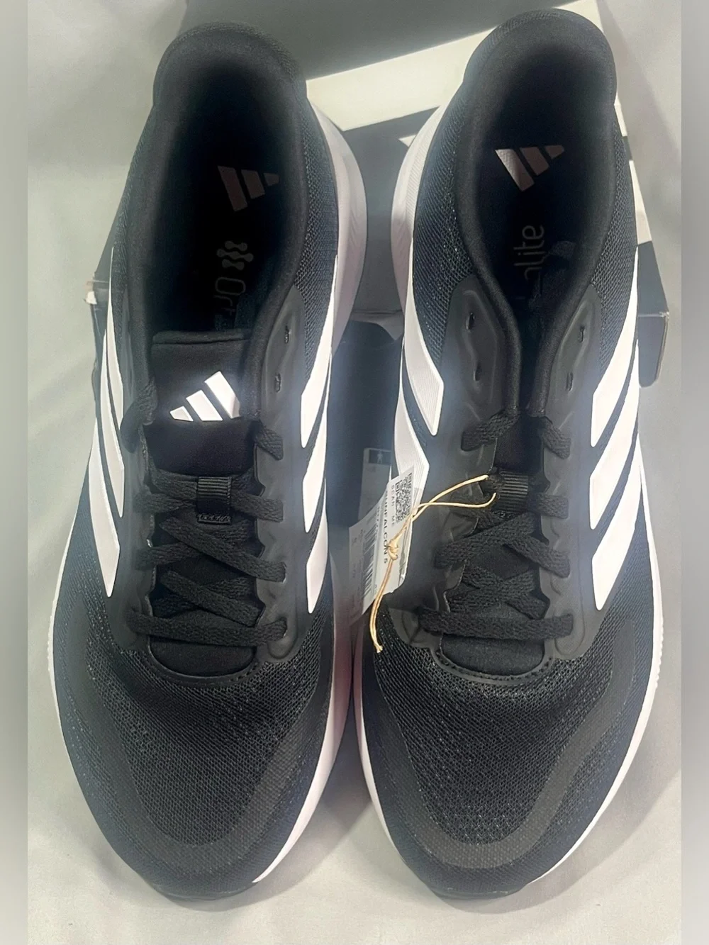adidas Runfalcon 5 Black/White Men's Athletic Running Shoes